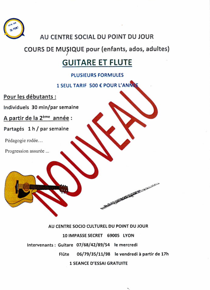Cours de musique