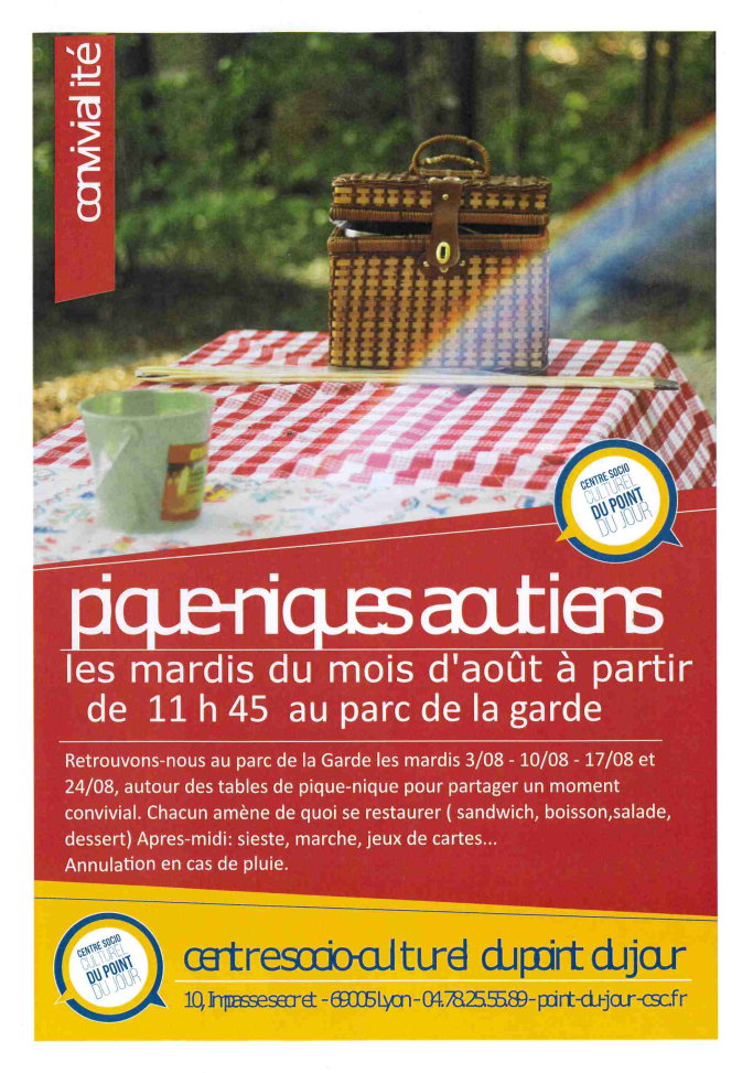 Pique nique en août